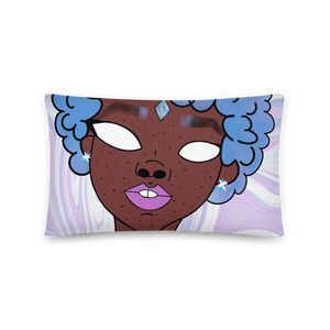 Blue Booberry Basic Pillow