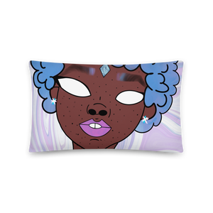 Blue Booberry Basic Pillow