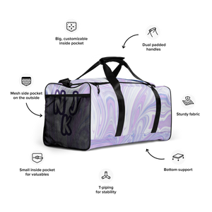 Blue Booberry Duffle Bag