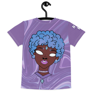 Blue Booberry Kids Crew Neck T-shirt