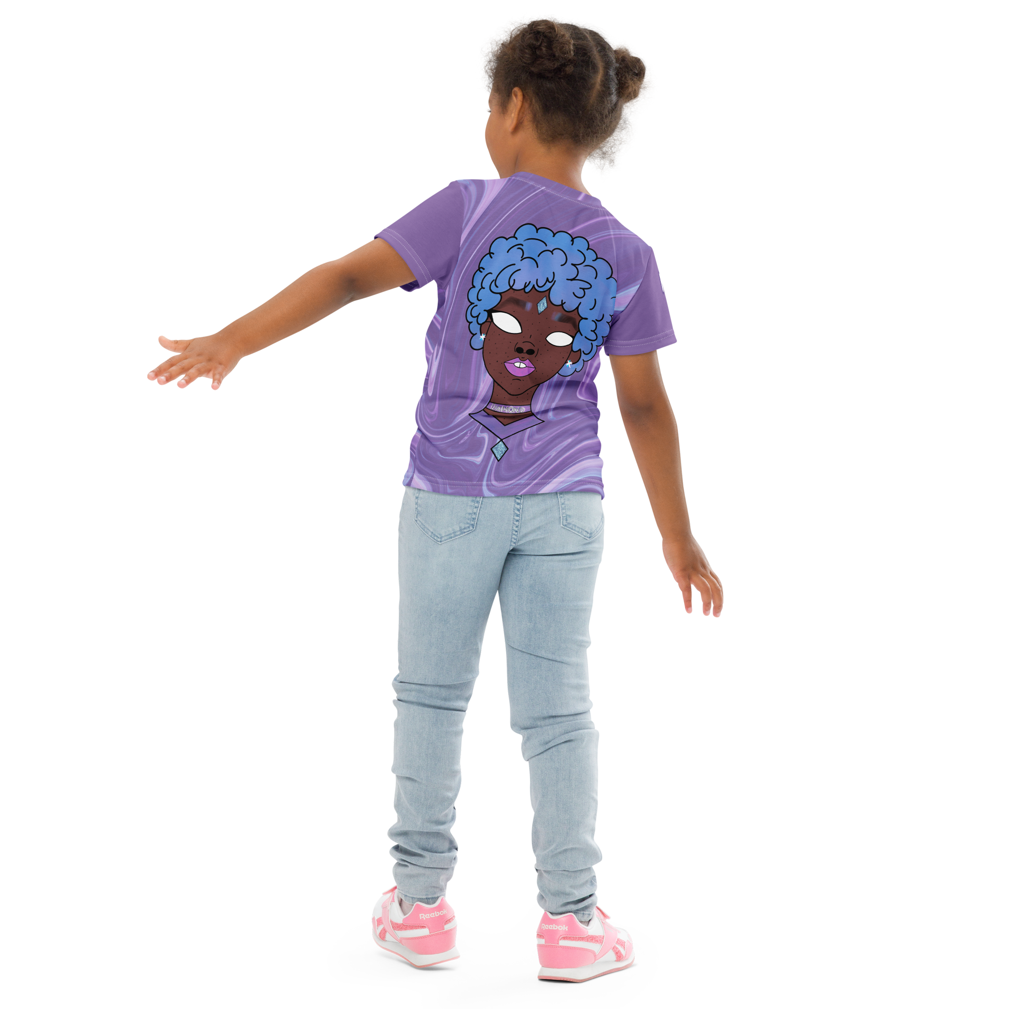 Blue Booberry Kids Crew Neck T-shirt