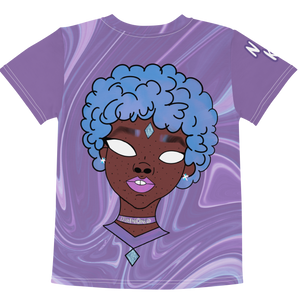 Blue Booberry Kids Crew Neck T-shirt