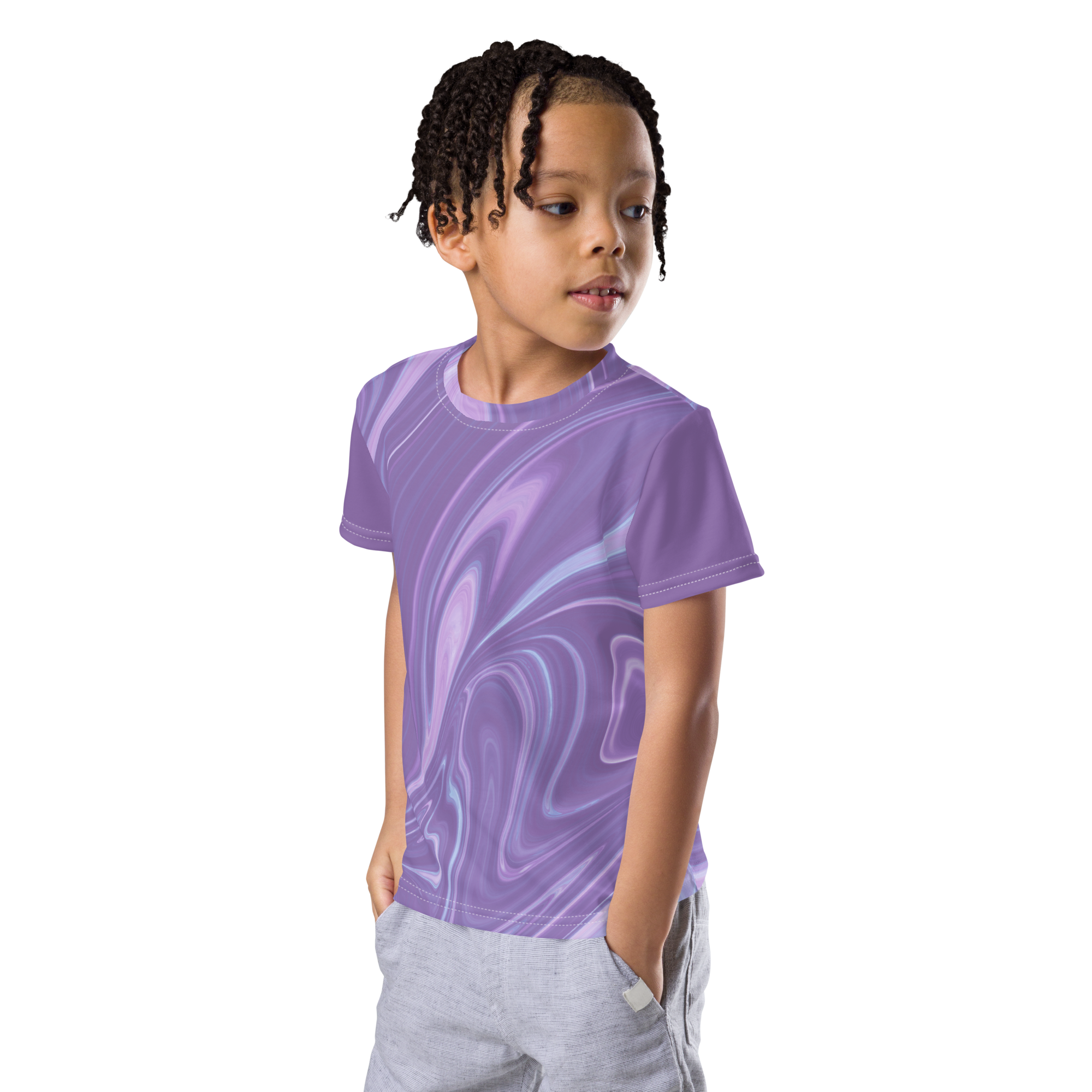 Blue Booberry Kids Crew Neck T-shirt