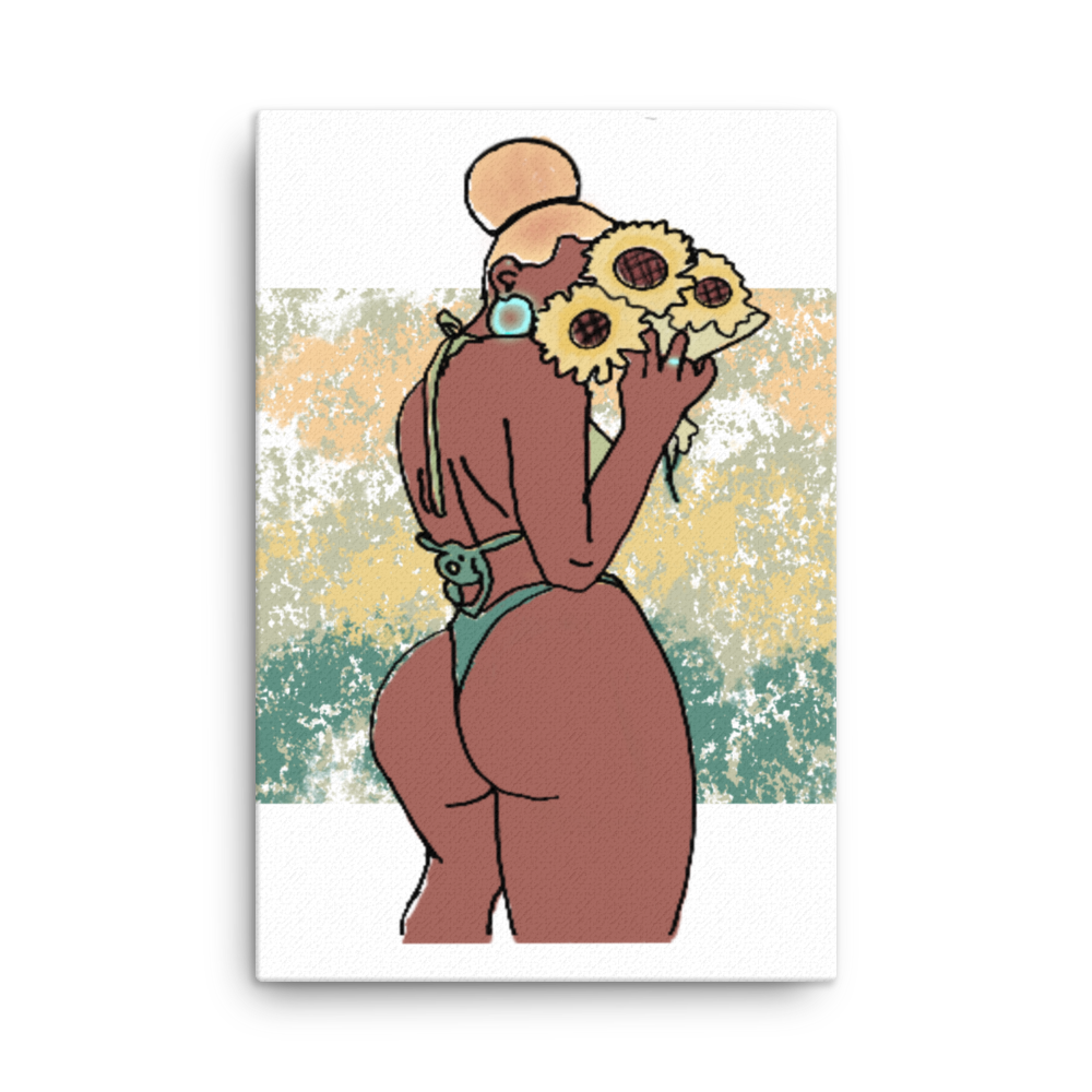 Big Booty Belle Canvas