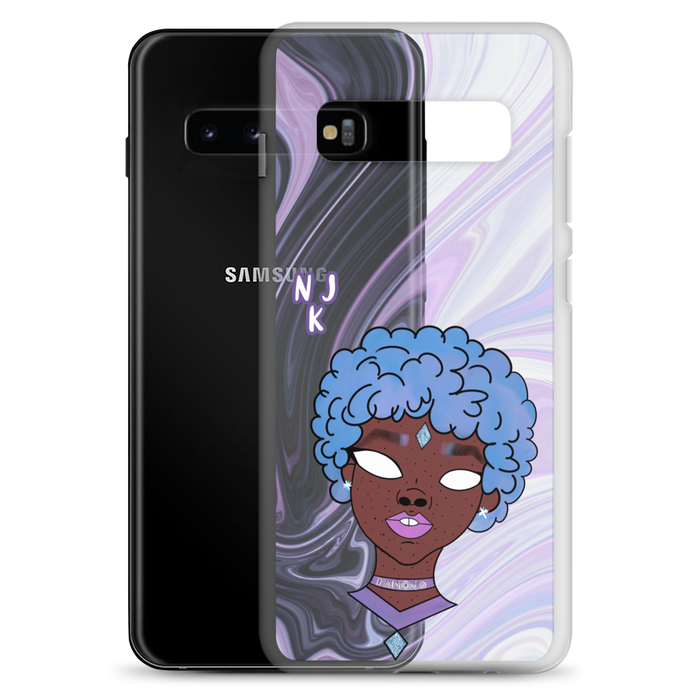 Blue Booberry Clear Case for Samsung®