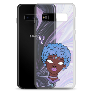 Blue Booberry Clear Case for Samsung®