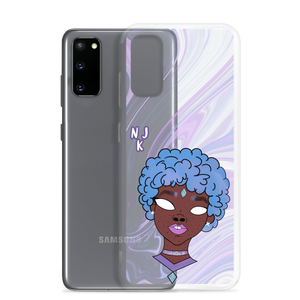 Blue Booberry Clear Case for Samsung®