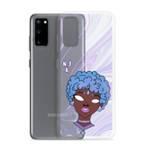 Blue Booberry Clear Case for Samsung®