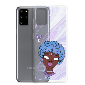 Blue Booberry Clear Case for Samsung®