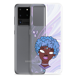 Blue Booberry Clear Case for Samsung®