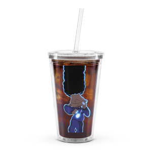 Berry Blues Clear Plastic Tumbler