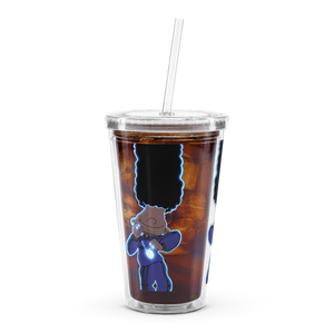 Berry Blues Clear Plastic Tumbler