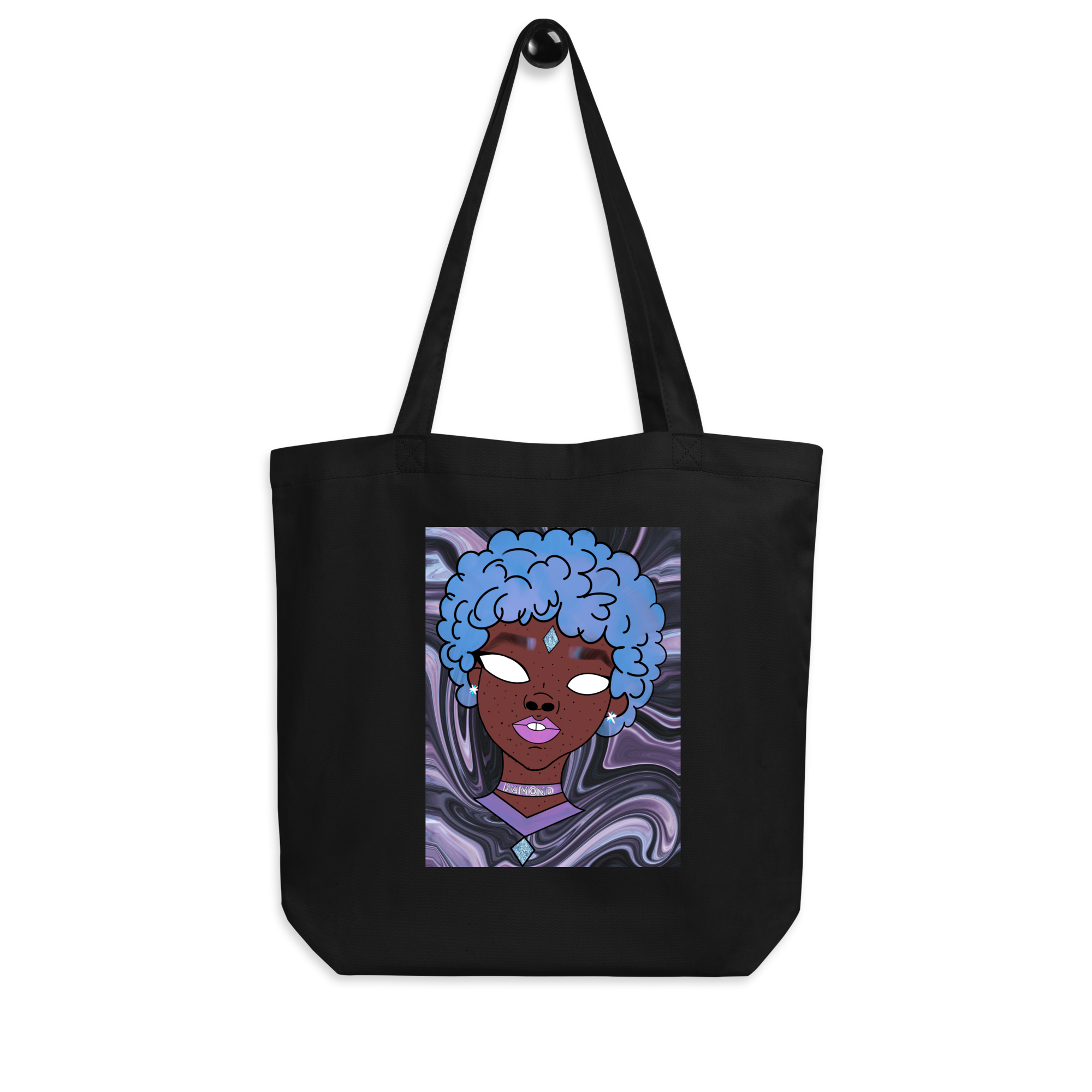 Blue Booberry Eco Tote Bag