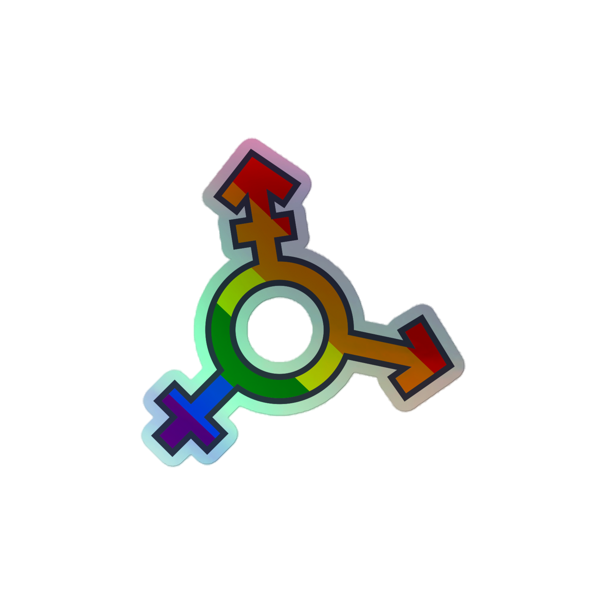 Queers Holographic stickers