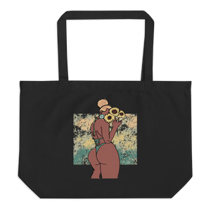 Big Booty Belle Large Organic Tote Bag