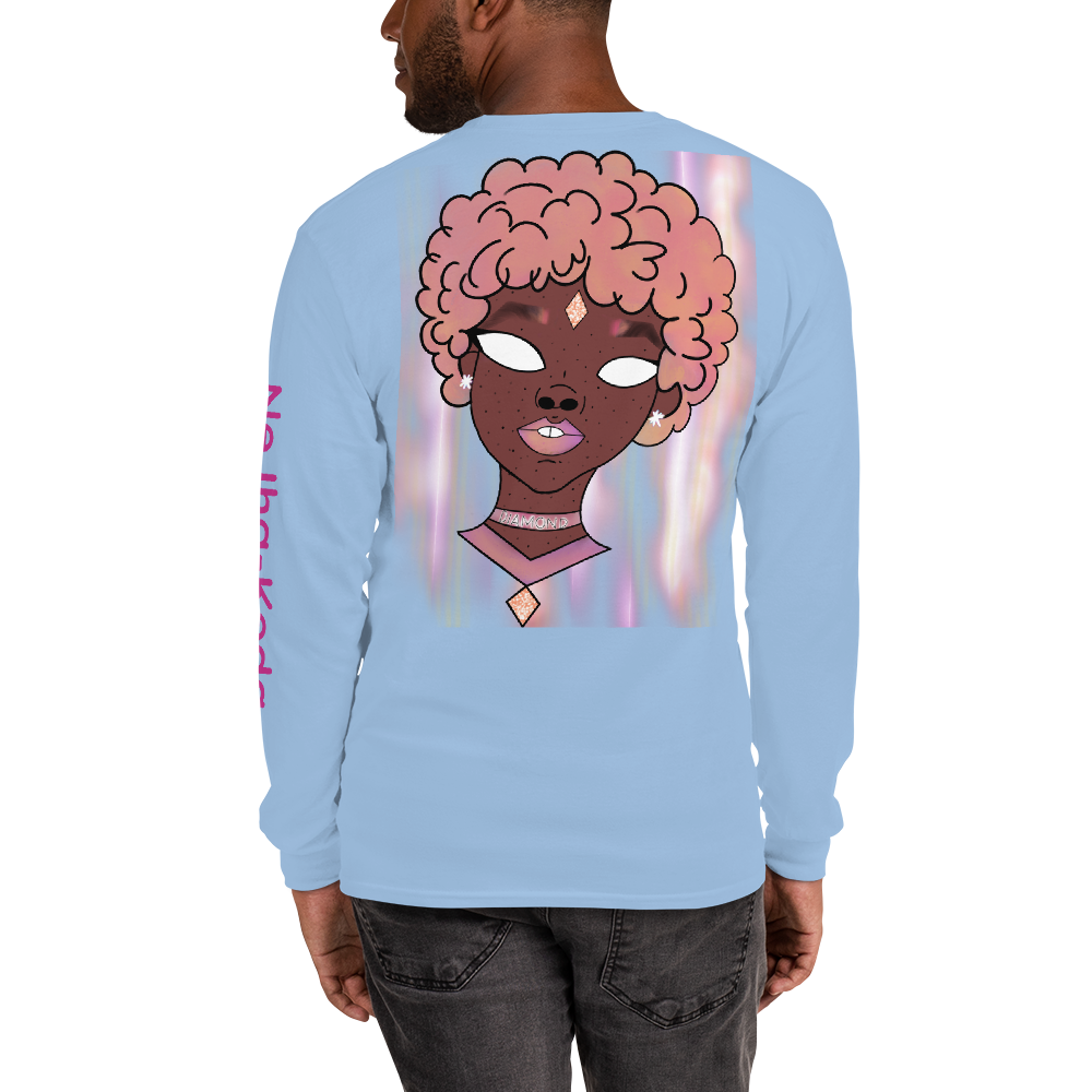 Puffy Pink Long Sleeve T-Shirt