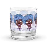 Blue Booberry On The Rocks Glass