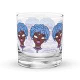 Blue Booberry On The Rocks Glass