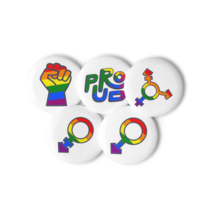 Queers Set Of Pin Buttons