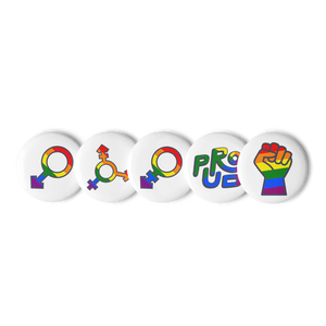 Queers Set Of Pin Buttons