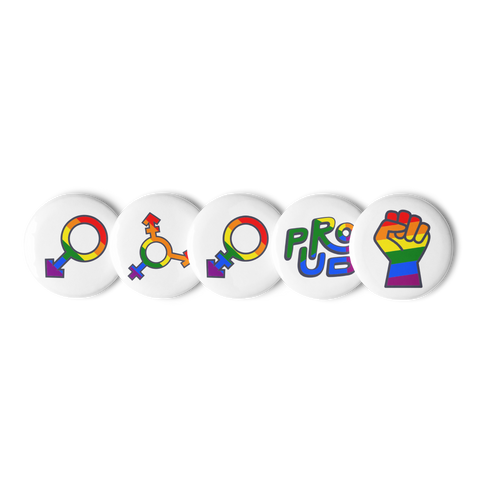 Queers Set Of Pin Buttons