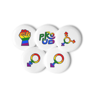 Queers Set Of Pin Buttons