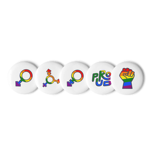 Queers Set Of Pin Buttons