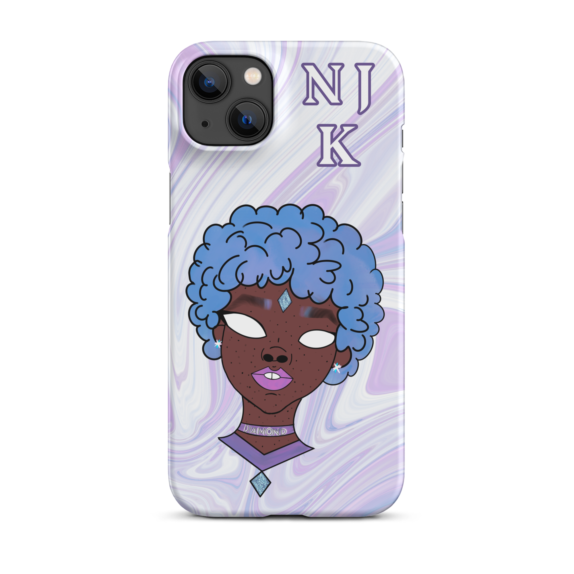 Blue Booberry Snap Case For iPhone®