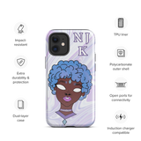 Blue Booberry Tough Case for iPhone®