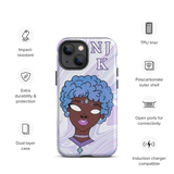 Blue Booberry Tough Case for iPhone®