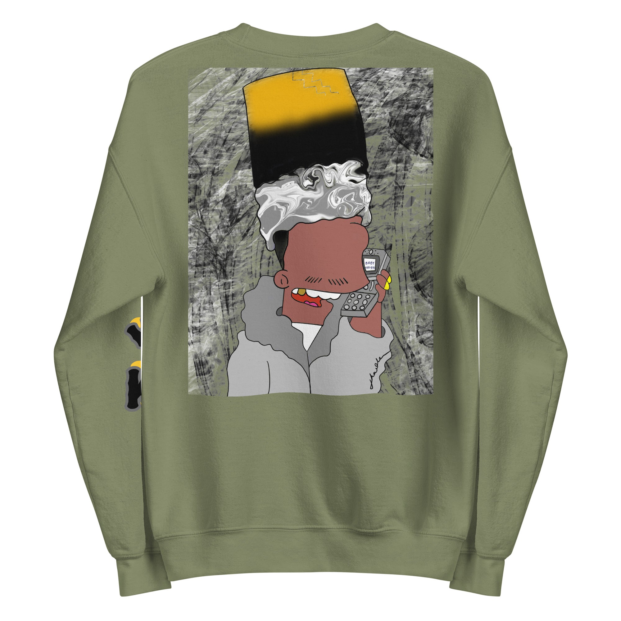 Silvah Surfah Bart Unisex Sweatshirt