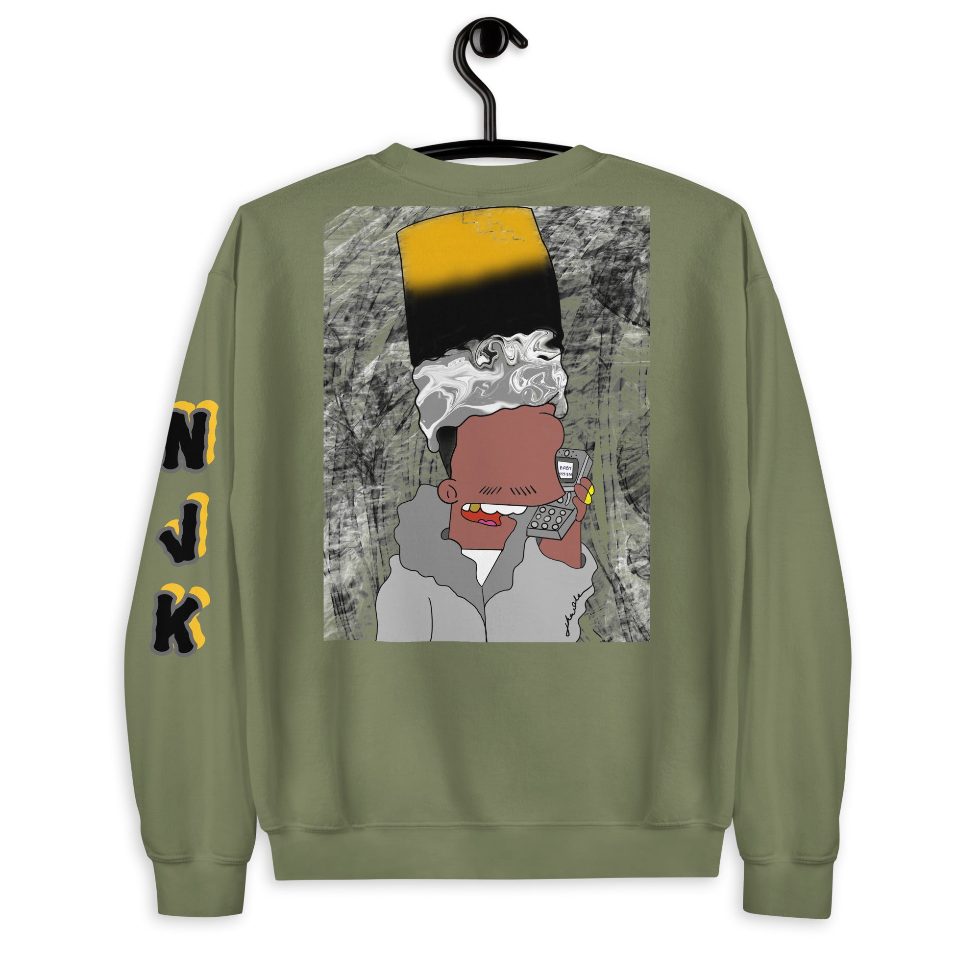 Silvah Surfah Bart Unisex Sweatshirt