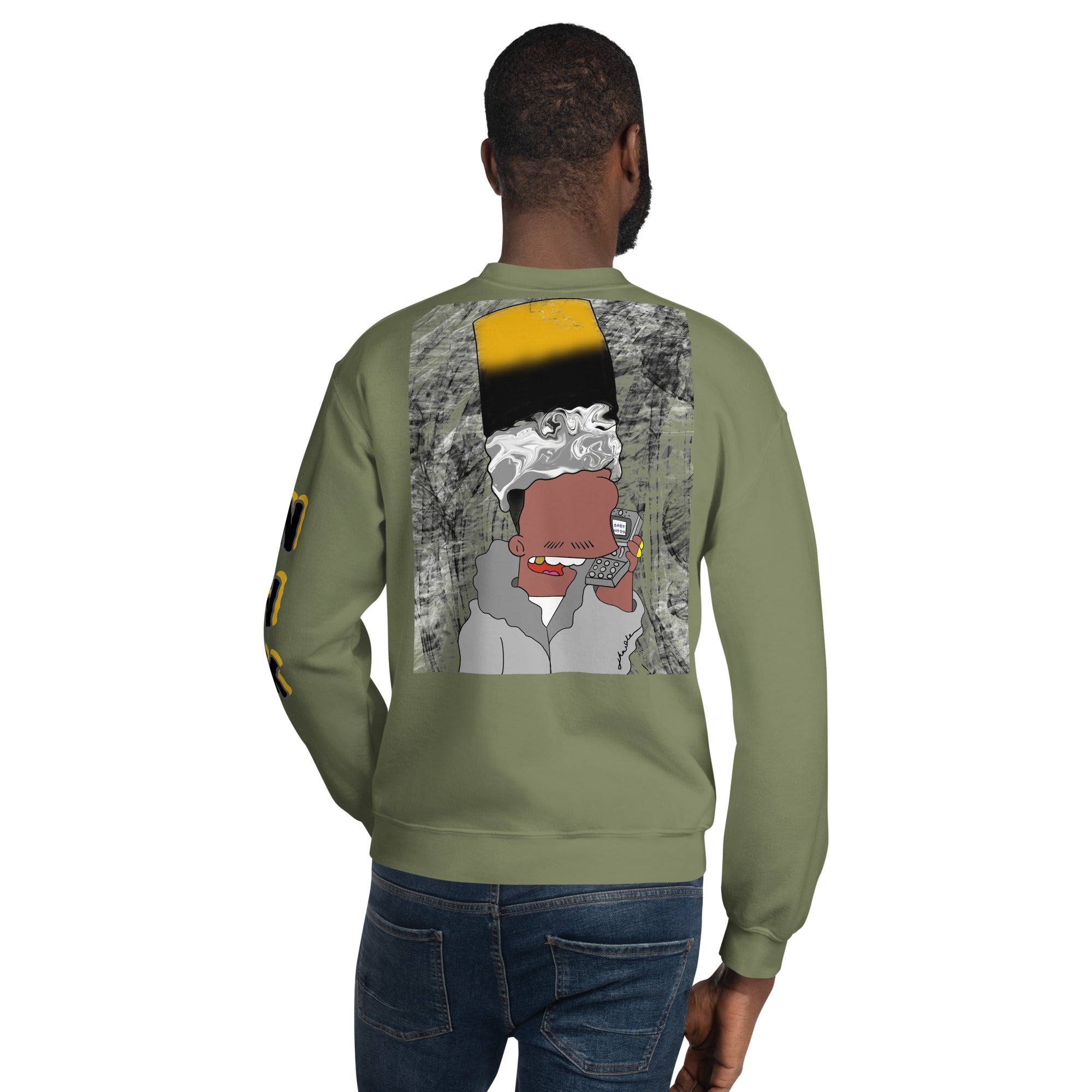 Silvah Surfah Bart Unisex Sweatshirt