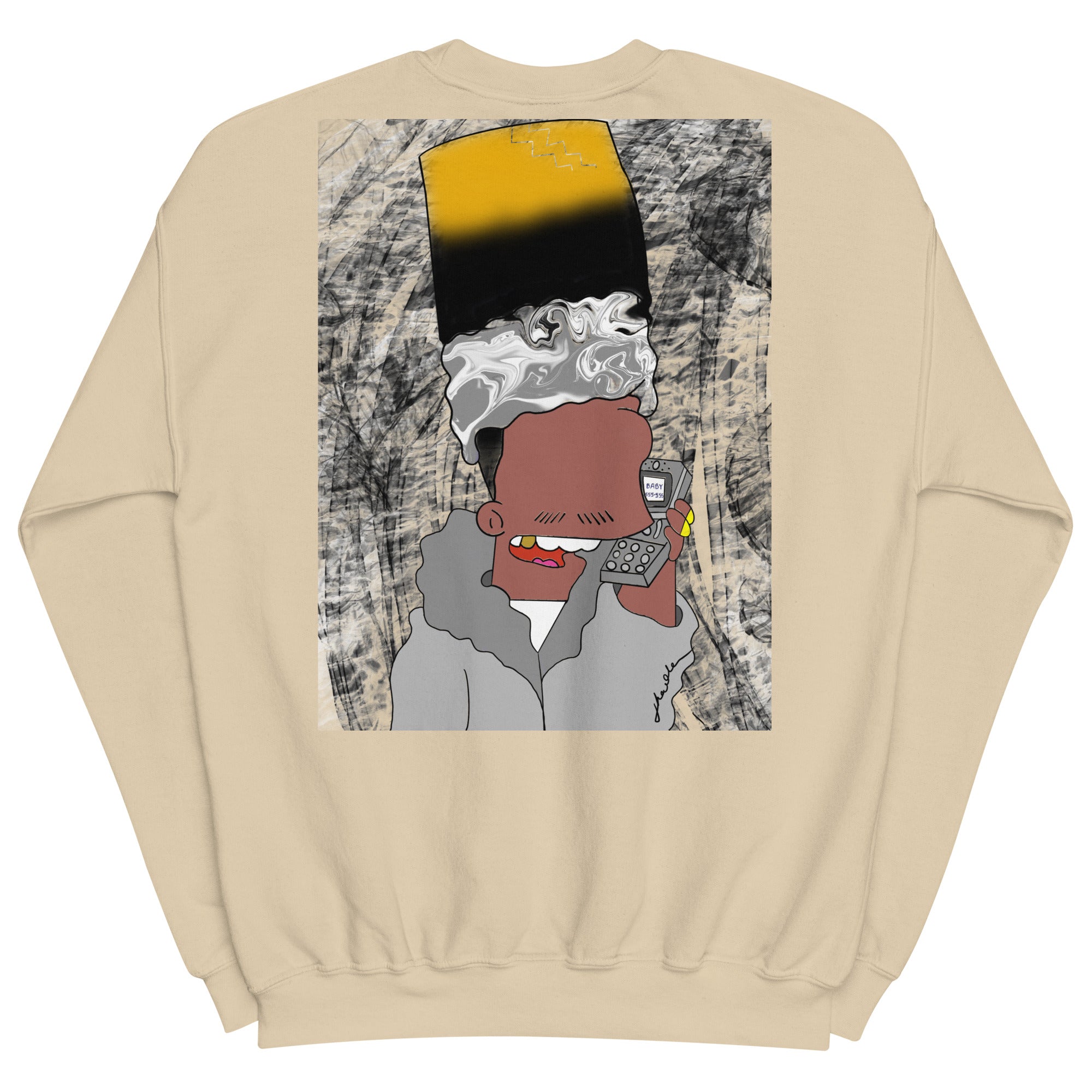 Silvah Surfah Bart Unisex Sweatshirt