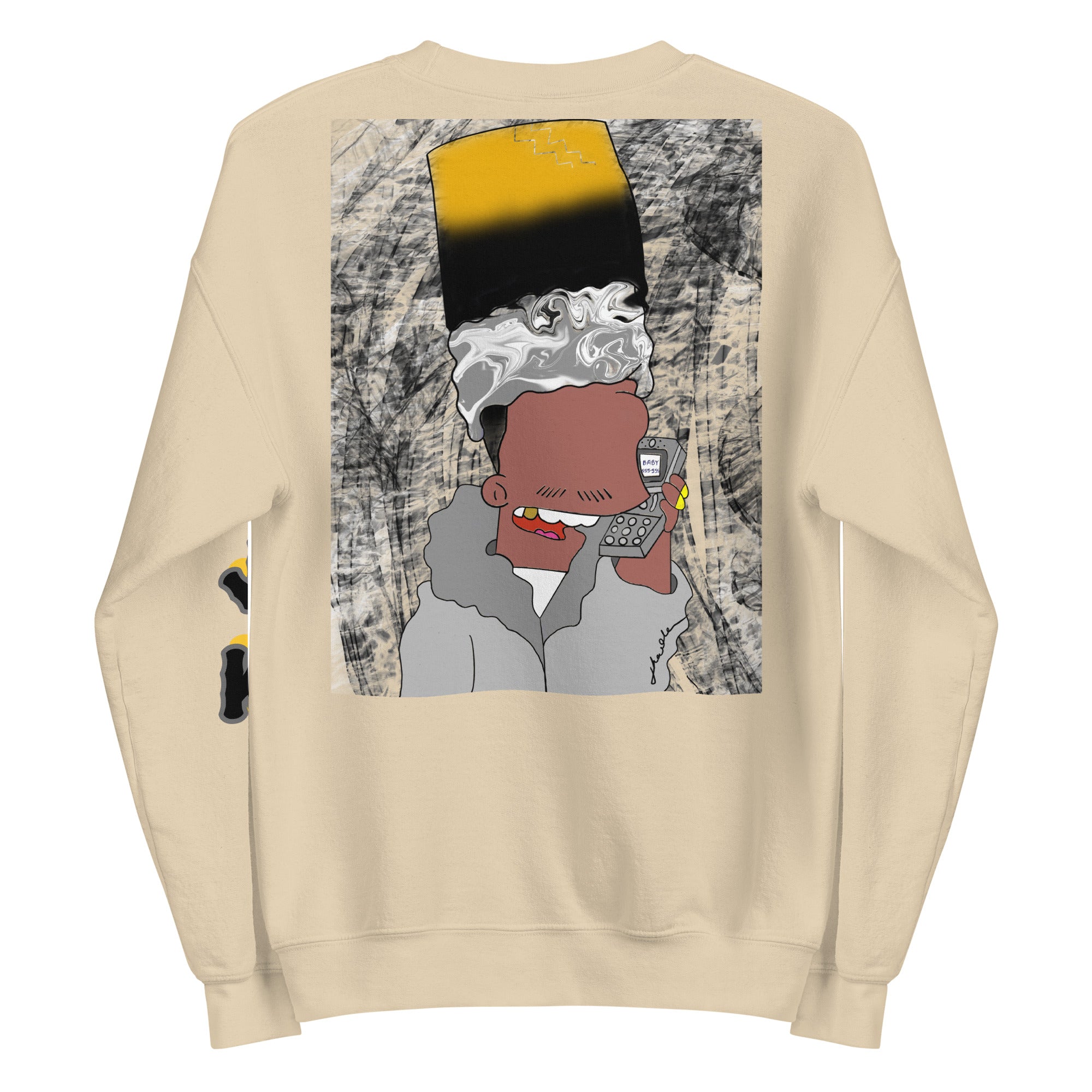 Silvah Surfah Bart Unisex Sweatshirt