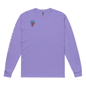 Blue Booberry Garment-Dyed Heavyweight Long-Sleeve Shirt