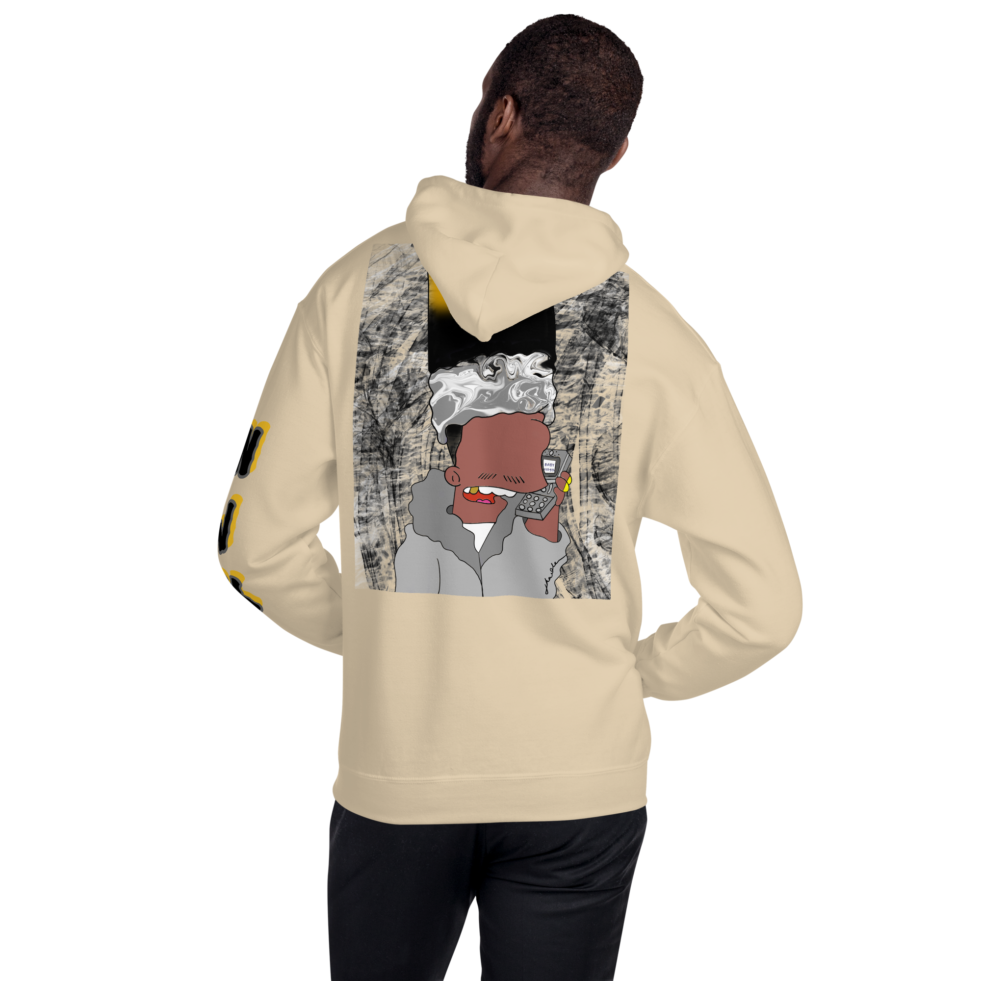 Sliver Surfah Bart Unisex Hoodie