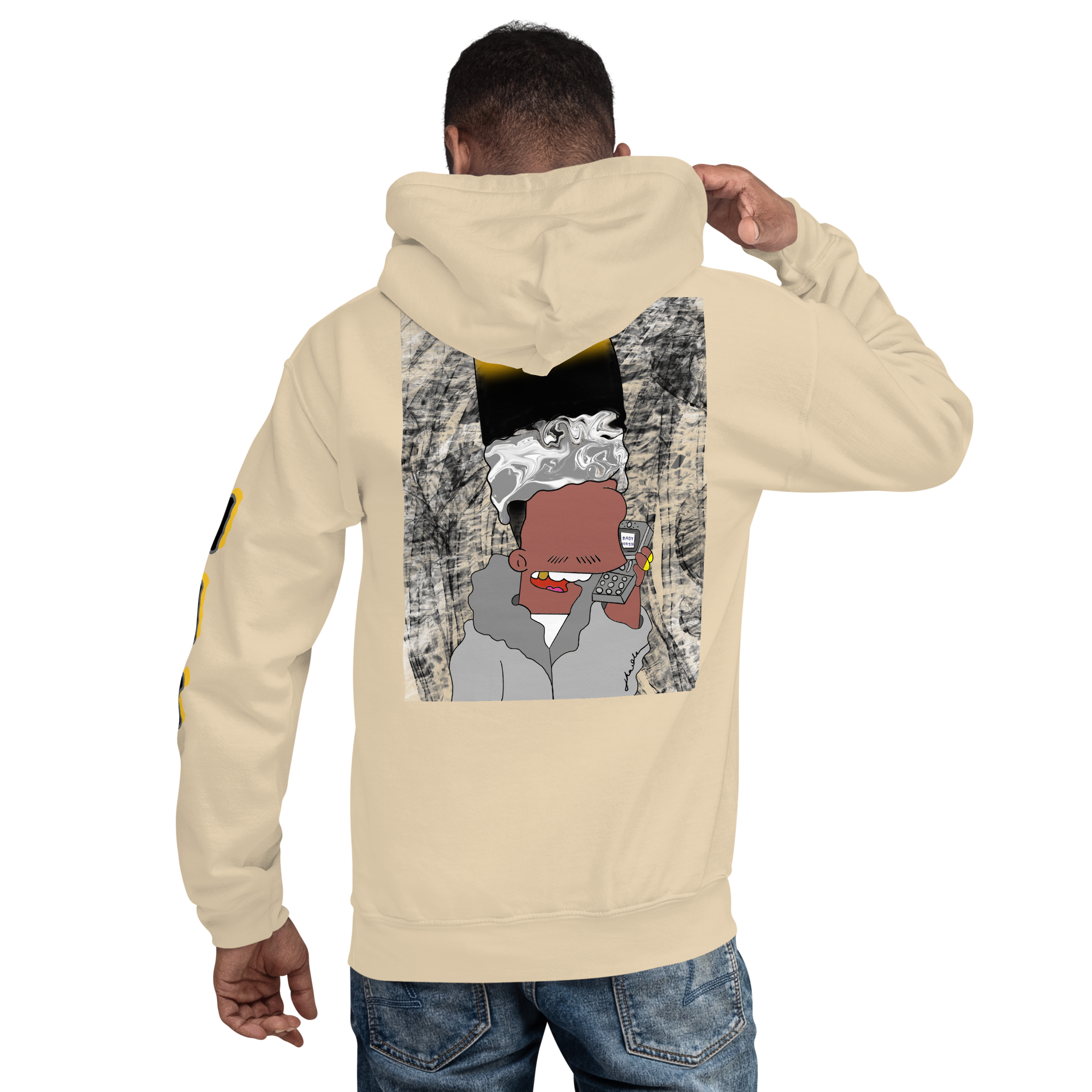 Sliver Surfah Bart Unisex Hoodie