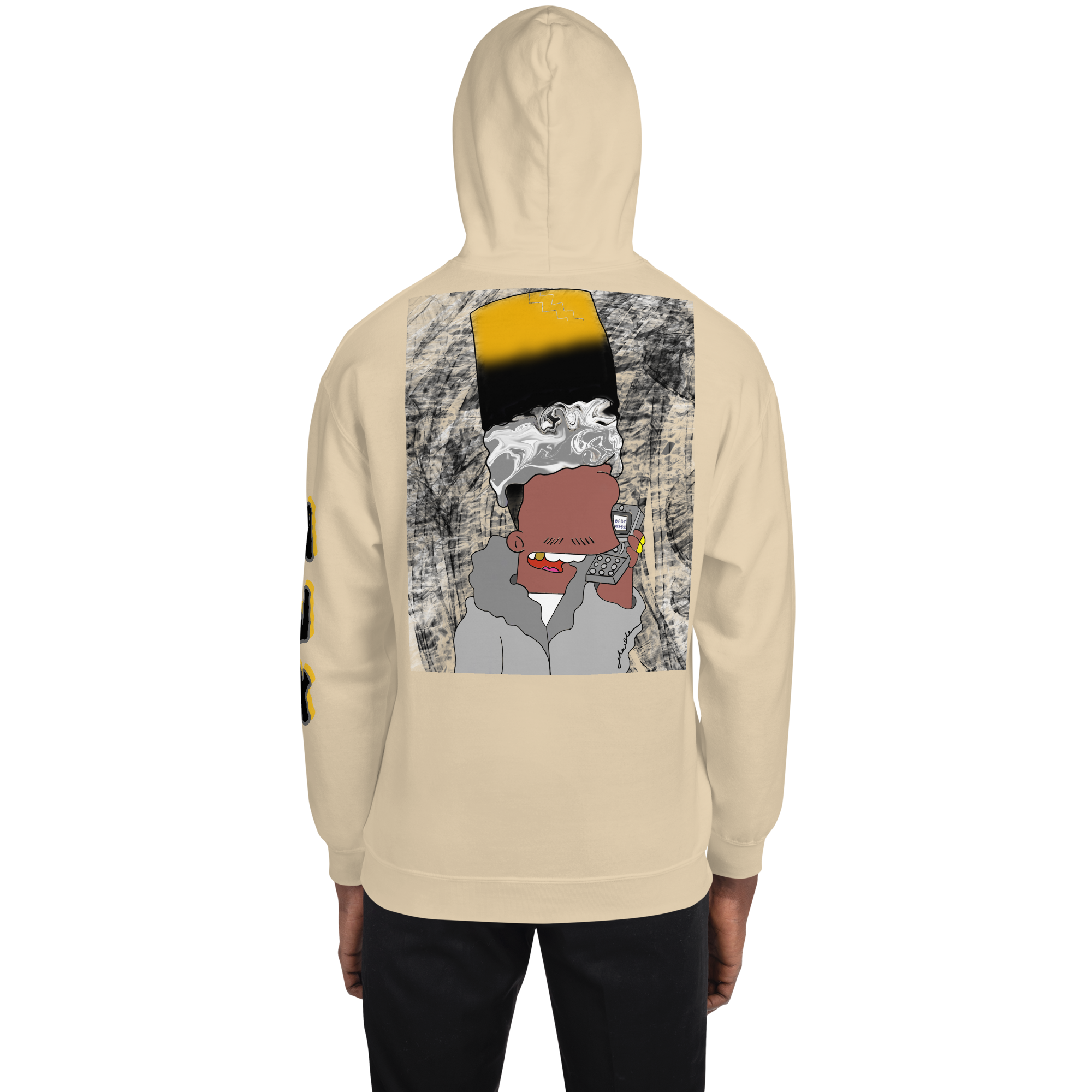 Sliver Surfah Bart Unisex Hoodie