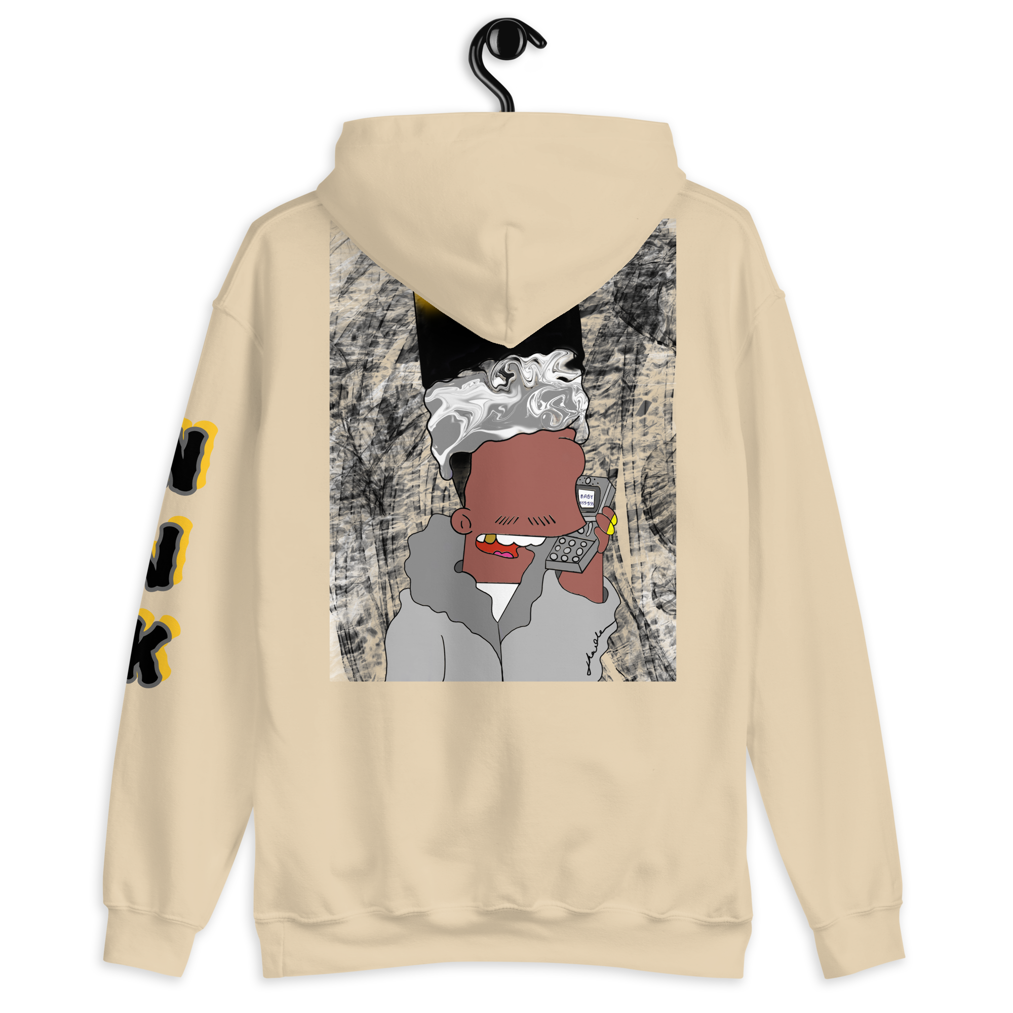 Sliver Surfah Bart Unisex Hoodie