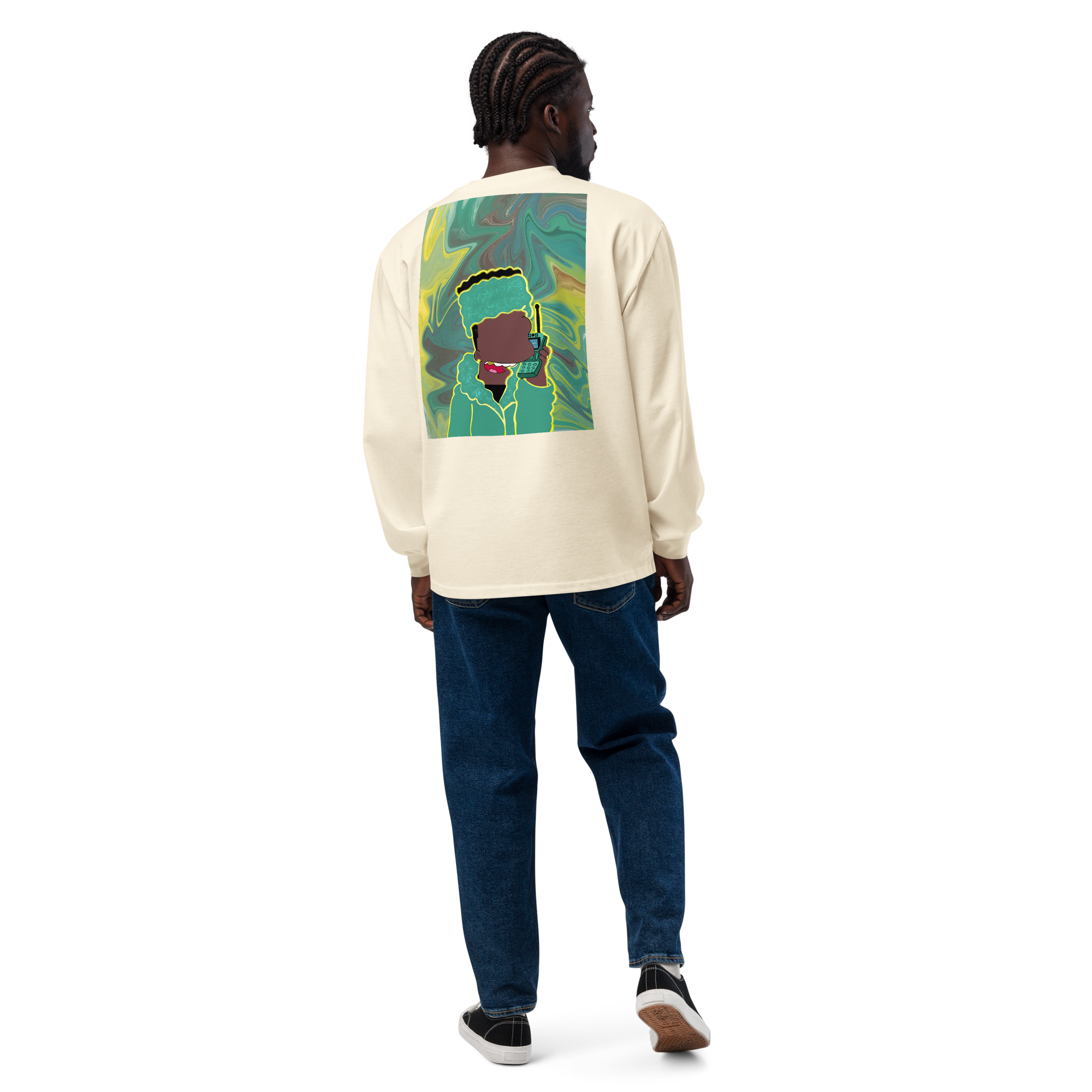 Blesser Bart Premium Heavyweight Long Sleeve Shirt