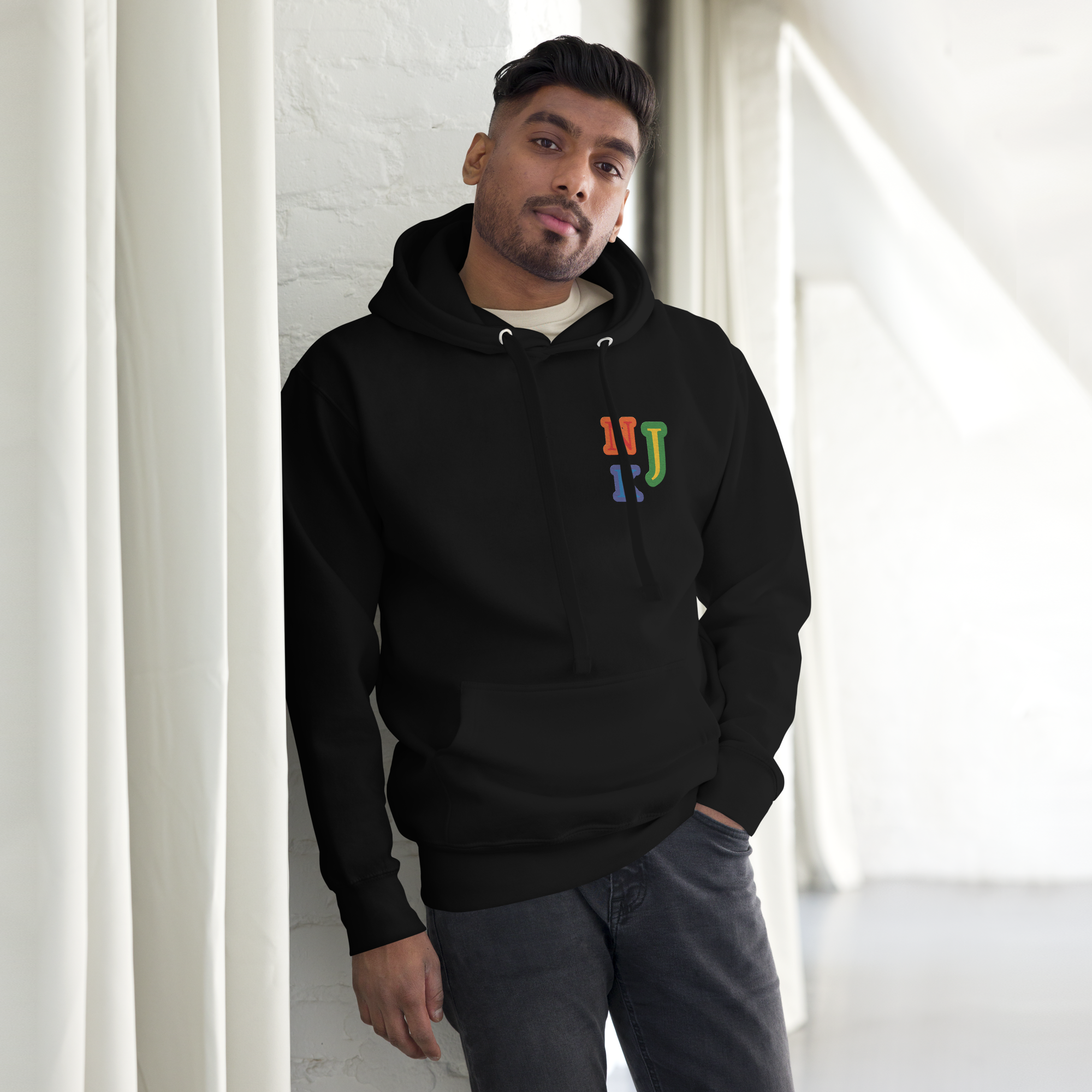 True Pride Embroidered Unisex Hoodie