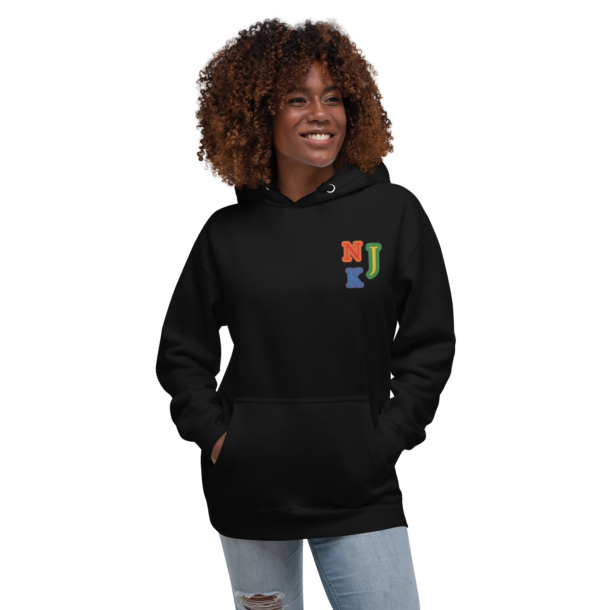 True Pride Embroidered Unisex Hoodie