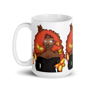 The Za White Glossy Mug