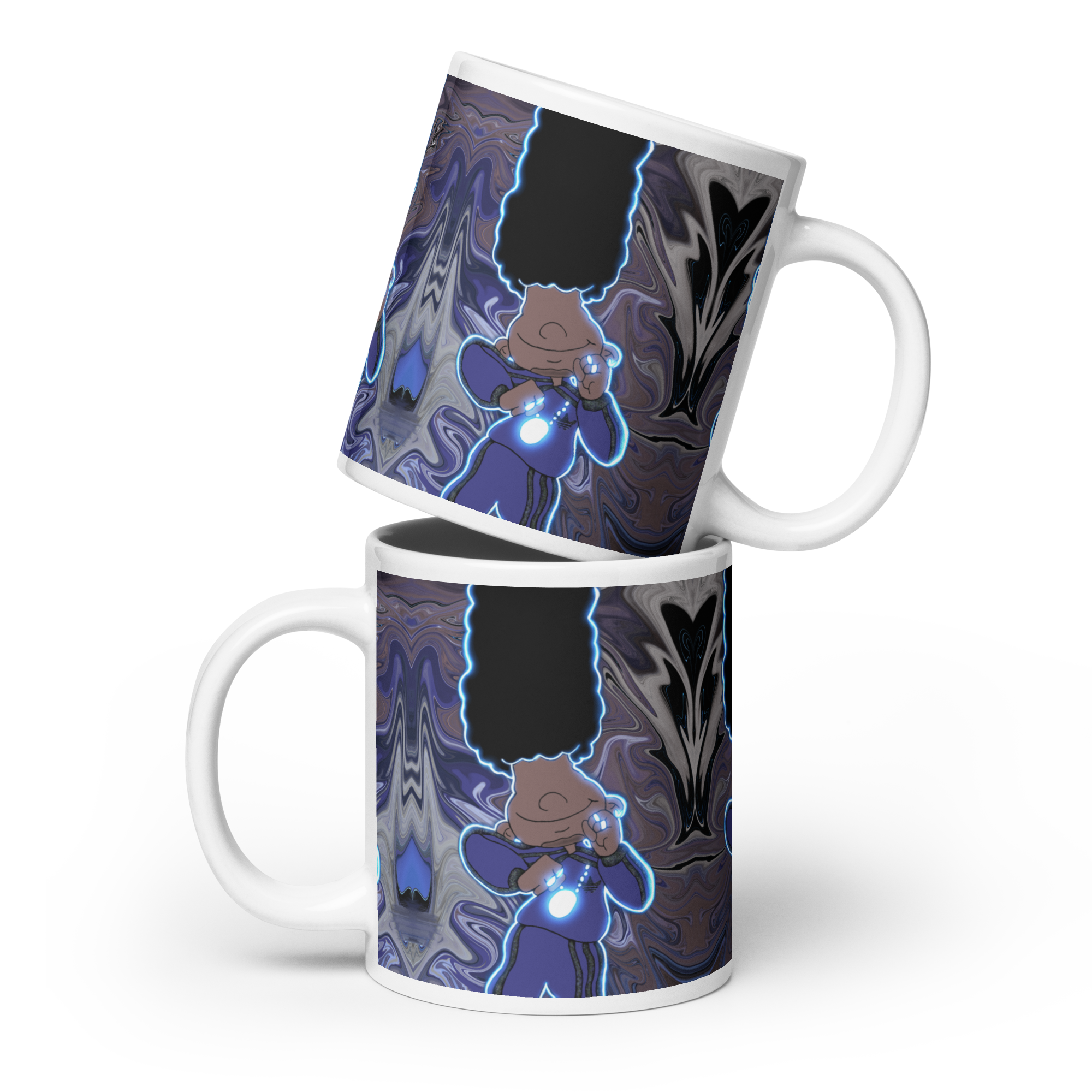 Berry Blues Glossy Mug