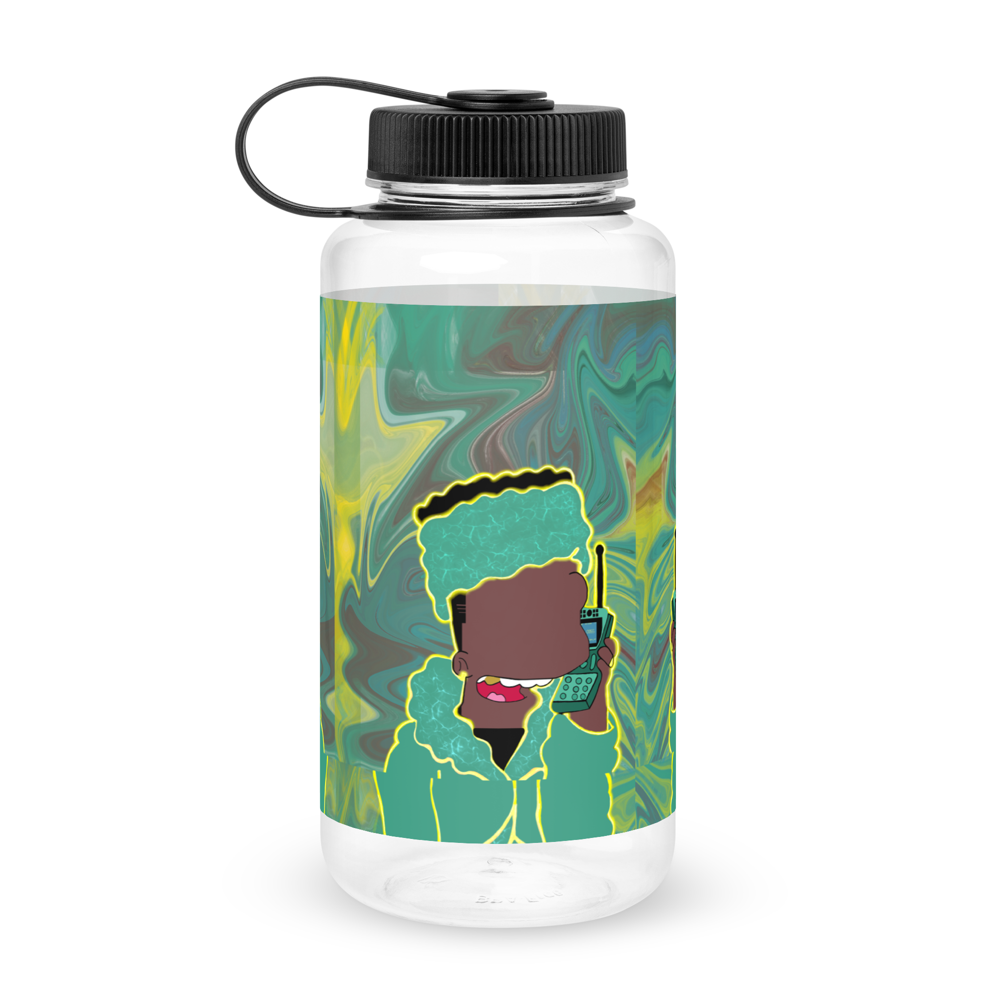 Blesser Bart Wide Mouth Plastic Water Bottle