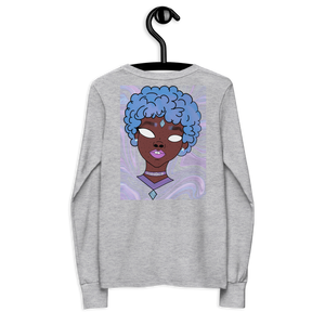 Blue Booberry Youth Long Sleeve Tee