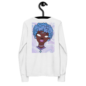 Blue Booberry Youth Long Sleeve Tee