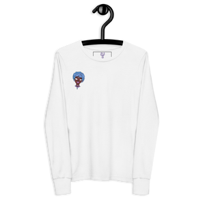 Blue Booberry Youth Long Sleeve Tee