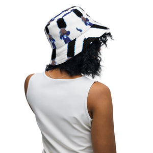 Berry Blues Reversible Bucket Hat